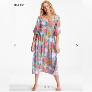Billabong Swept Away Midi Dress